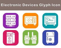elektronisk enheter vektor ikon uppsättning