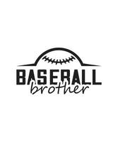 Typografie Baseball T-Shirt Design Vektor png - - basebll Bruder