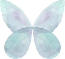 Aquarell Blau Schmetterling. bunt Blau Schmetterling Illustration vektor