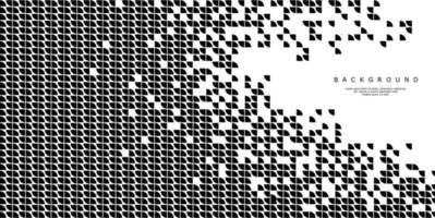 modern Kurve Pixel abstrakt Technologie Hintergrund. Digital Punkte fließen Vektor. vektor