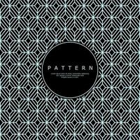 dekorativ Gatsby Platz Linie abstrakt Muster. modern aufwendig Box Linien Muster. vektor