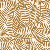 handflatan löv sömlös mönster design. tropisk löv gren sommar mönster design. tropisk blommig mönster bakgrund. trendig brasiliansk illustration. vektor