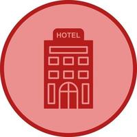 hotell vektor ikon