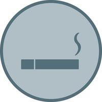 Einzigartiges Vektorsymbol für beleuchtete Zigaretten vektor