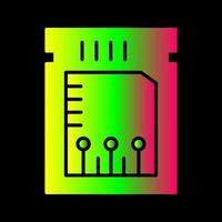 einzigartiges Chip-Vektorsymbol vektor