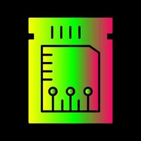 unik chip vektor ikon