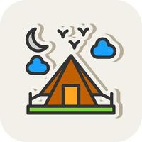 Camping-Vektor-Icon-Design vektor