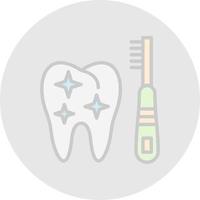 dental vård vektor ikon design