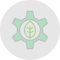 Ökologisches Integrationsvektor-Icon-Design vektor