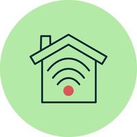 Smart-Home-Vektorsymbol vektor