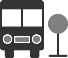 Busbahnhof-Vektorsymbol vektor