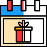 Geschenkbox-Vektor-Icon-Design vektor