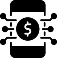 Digital Geld Vektor Symbol