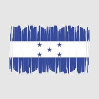 Honduras-Flaggenpinsel-Vektorillustration vektor
