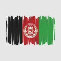 afghanistan flag pinsel vektor illustration