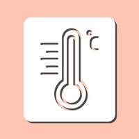 Thermometer-Vektor-Symbol vektor