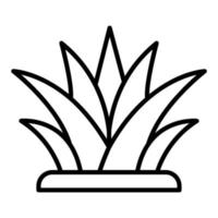 Aloe vera Symbol Stil vektor