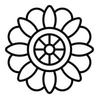 Blumen- Design Symbol Stil vektor