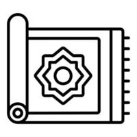 Teppich-Icon-Stil vektor
