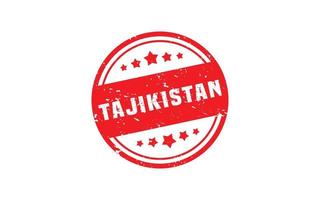 tadzjikistan stämpel sudd med grunge stil på vit bakgrund vektor