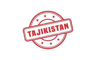 tadzjikistan stämpel sudd med grunge stil på vit bakgrund vektor