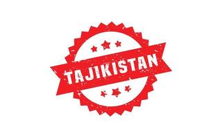 tadzjikistan stämpel sudd med grunge stil på vit bakgrund vektor