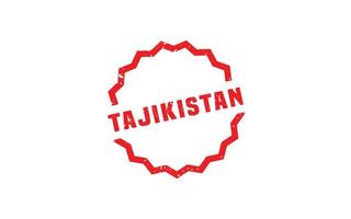 tadzjikistan stämpel sudd med grunge stil på vit bakgrund vektor