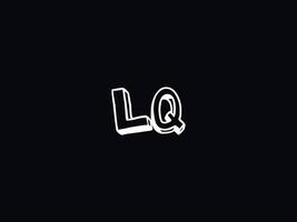 modern lq ql logotyp brev vektor ikon design