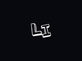 modern li il Logo Brief Vektor Symbol Design