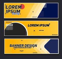 abstrakte moderne Banner Hintergrund Design Vektor Vorlage