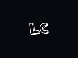 modern lc cl Logo Brief Vektor Symbol Design