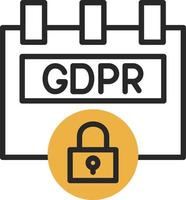 gdpr-Plugin-Vektor-Icon-Design vektor