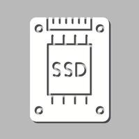 SSD-Vektorsymbol vektor