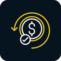 Cashback-Garantie-Vektor-Icon-Design vektor