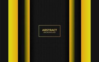 abstrakter gelber und schwarzer Hintergrundstil vektor