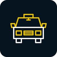 Taxi-Vektor-Icon-Design vektor