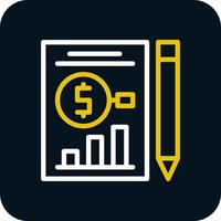 Accounting-Vektor-Icon-Design vektor