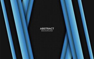 abstrakter Hintergrund blau und schwarz vektor