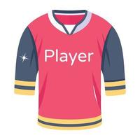 trendig hockey jersey vektor