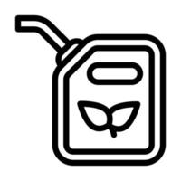 Biotreibstoff Symbol Design vektor