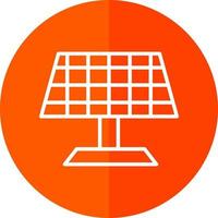 Solarpanel-Vektor-Icon-Design vektor