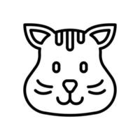 Katze Symbol zum Ihre Webseite Design, Logo, Anwendung, ui. vektor