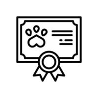 zertifikatssymbol für ihr website-design, logo, app, ui. vektor