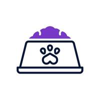 sällskapsdjur skål ikon för din hemsida design, logotyp, app, ui. vektor