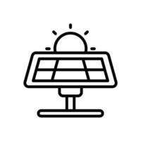 Solar- Panel Symbol zum Ihre Webseite Design, Logo, Anwendung, ui. vektor