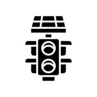 der Verkehr Lampe Symbol zum Ihre Webseite, Handy, Mobiltelefon, Präsentation, und Logo Design. vektor