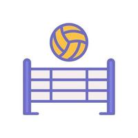 Volleyball Symbol zum Ihre Webseite Design, Logo, Anwendung, ui. vektor