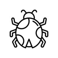 Marienkäfer Symbol zum Ihre Webseite Design, Logo, Anwendung, ui. vektor