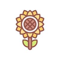 Sonnenblume Symbol zum Ihre Webseite Design, Logo, Anwendung, ui. vektor