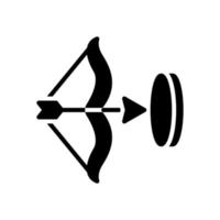 Bogenschießen Symbol zum Ihre Webseite Design, Logo, Anwendung, ui. vektor